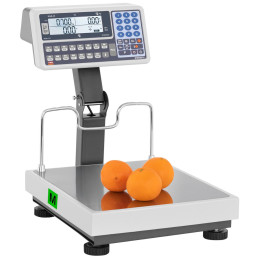 Komercinės svarstyklės 30 kg / 0,01 kg LCD M LEGALIZAVIMAS