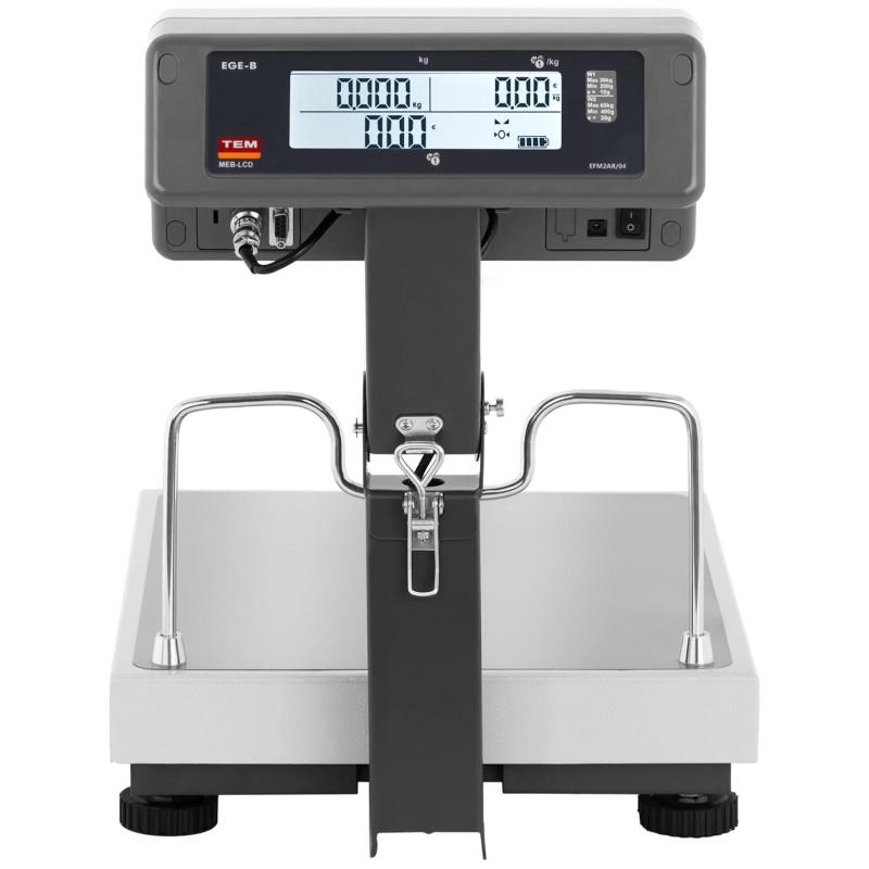Komercinės svarstyklės 60 kg / 0,02 kg LCD M LEGALIZACIJA