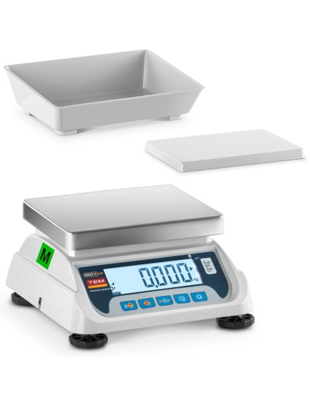 Suolinės svarstyklės 2 platformos RS232 sąsaja 3 kg / 1 g LCD M LEGALIZAVIMAS Suolinės svarstyklės 2 platformos RS232 sąsaja 3 kg / 1 g LCD M LEGALIZAVIMAS