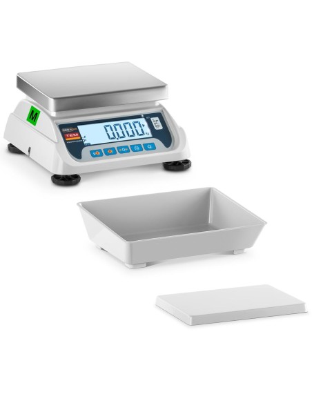Suolinės svarstyklės 2 platformos RS232 sąsaja 3 kg / 1 g LCD M LEGALIZAVIMAS Suolinės svarstyklės 2 platformos RS232 sąsaja 3 kg / 1 g LCD M LEGALIZAVIMAS