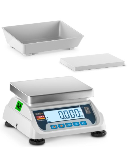 Stalinės svarstyklės 2 platformos RS232 sąsaja 6 kg / 2g LCD M LEGALIZACIJA Stalinės svarstyklės 2 platformos RS232 sąsaja 6 kg / 2g LCD M LEGALIZACIJA