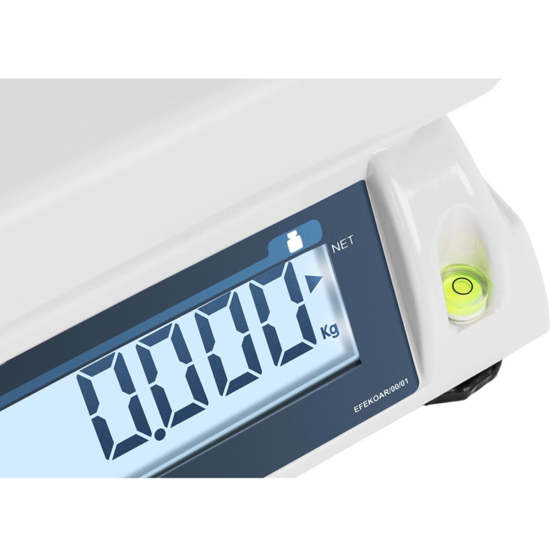 Stalinės svarstyklės 2 platformos RS232 sąsaja 6 kg / 2g LCD M LEGALIZACIJA