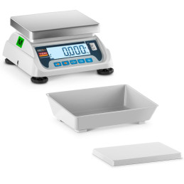 Suolinės svarstyklės 2 platformos RS232 sąsaja 15 kg / 5 g LCD M LEGALIZAVIMAS