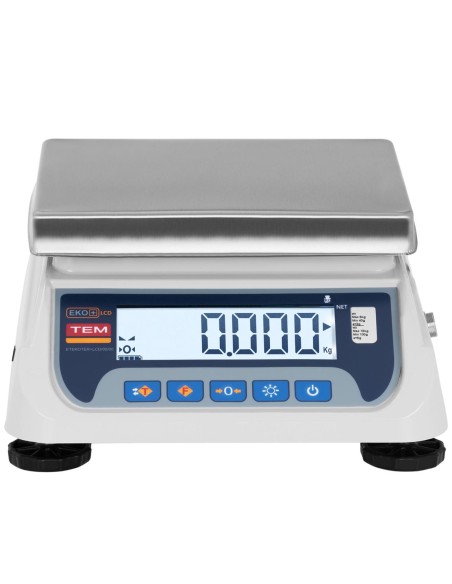 Suolinės svarstyklės 2 platformos RS232 sąsaja 15 kg / 5 g LCD M LEGALIZAVIMAS Suolinės svarstyklės 2 platformos RS232 sąsaja 15 kg / 5 g LCD M LEGALIZAVIMAS