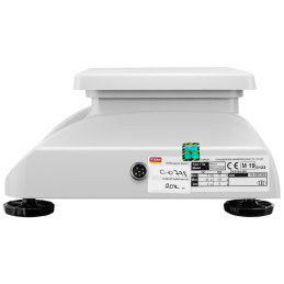 Suolinės svarstyklės 2 platformos RS232 sąsaja 15 kg / 5 g LCD M LEGALIZAVIMAS