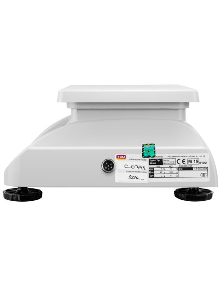 Suolinės svarstyklės 2 platformos RS232 sąsaja 15 kg / 5 g LCD M LEGALIZAVIMAS Suolinės svarstyklės 2 platformos RS232 sąsaja 15 kg / 5 g LCD M LEGALIZAVIMAS