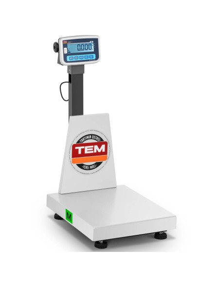 Pramoninės platforminės svarstyklės su RS232 sąsaja 150 kg / 50 g LCD M LEGALIZACIJA Pramoninės platforminės svarstyklės su RS232 sąsaja 150 kg / 50 g LCD M LEGALIZACIJA