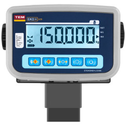 Pramoninės platforminės svarstyklės su RS232 sąsaja 150 kg / 50 g LCD M LEGALIZACIJA