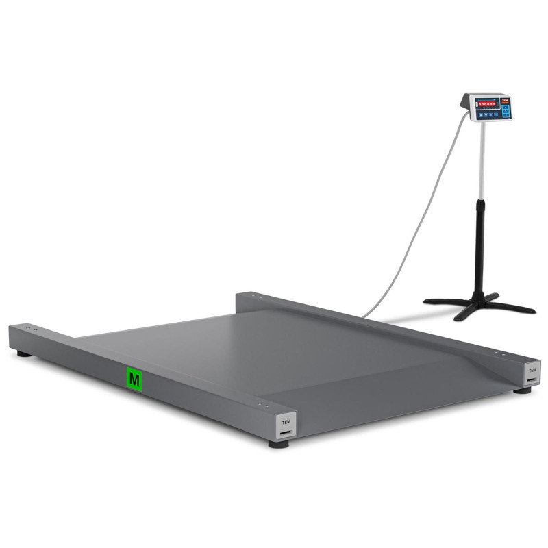Rampos svarstyklės RS232 sąsaja 600 kg / 100g LED M LEGALIZAVIMAS