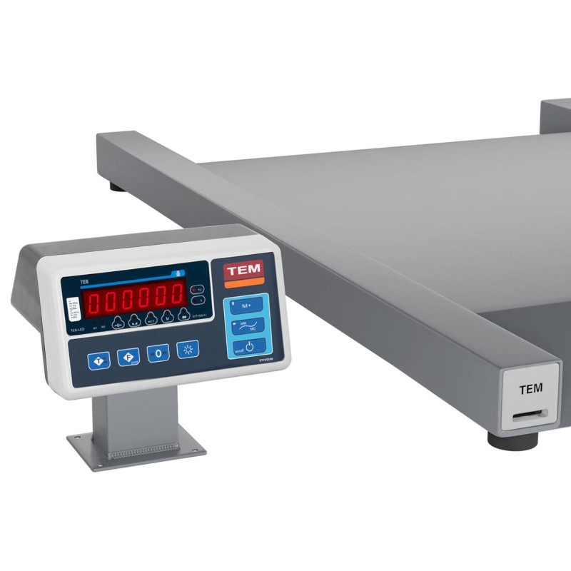 Rampos svarstyklės RS232 sąsaja 600 kg / 100g LED M LEGALIZAVIMAS