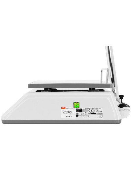 Komercinės svarstyklės su RS232 sąsaja PLU 30 kg / 0,01 kg LED M LEGALIZACIJA Komercinės svarstyklės su RS232 sąsaja PLU 30 kg / 0,01 kg LED M LEGALIZACIJA