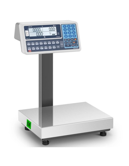 Komercinės svarstyklės su RS232 sąsaja 120 kg / 0,05 kg LCD M LEGALIZAVIMAS Komercinės svarstyklės su RS232 sąsaja 120 kg / 0,05 kg LCD M LEGALIZAVIMAS