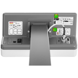Komercinės svarstyklės su RS232 sąsaja 120 kg / 0,05 kg LCD M LEGALIZAVIMAS