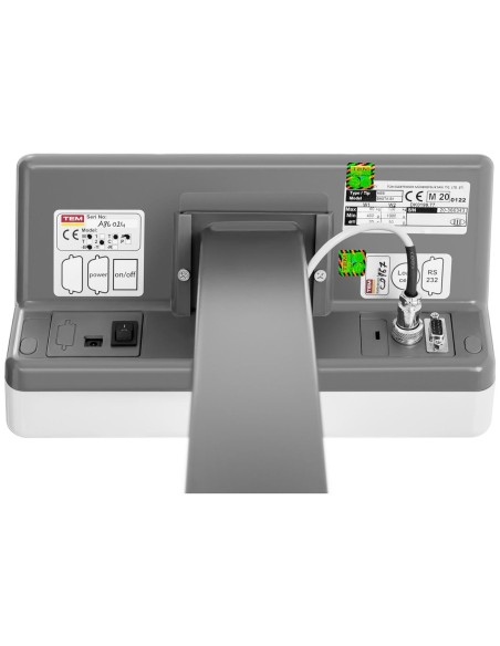 Komercinės svarstyklės su RS232 sąsaja 120 kg / 0,05 kg LCD M LEGALIZAVIMAS Komercinės svarstyklės su RS232 sąsaja 120 kg / 0,05 kg LCD M LEGALIZAVIMAS