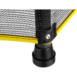 Batutas vaikams su apsauginiu tinkleliu iki 50 kg diametro. 140 cm geltona