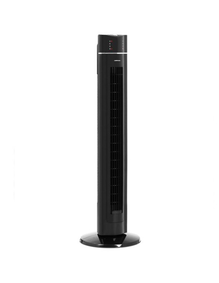 Grindų kolonos ventiliatorius su oro jonizacija ir nuotolinio valdymo pulteliu 107cm 60 W juodas Grindų kolonos ventiliatorius su oro jonizacija ir nuotolinio valdymo pulteliu 107cm 60 W juodas