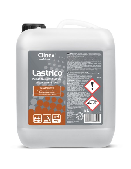 CLINEX Lastrico 5L skystis akmeninėms ir betoninėms grindims valyti CLINEX Lastrico 5L skystis akmeninėms ir betoninėms grindims valyti