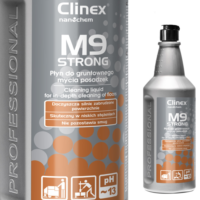 Skystis labai nešvarių grindų plovimui CLINEX M9 Strong 1L