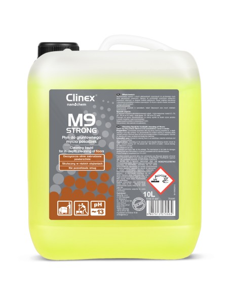 Skystis labai nešvarių grindų plovimui CLINEX M9 Strong 10L Skystis labai nešvarių grindų plovimui CLINEX M9 Strong 10L