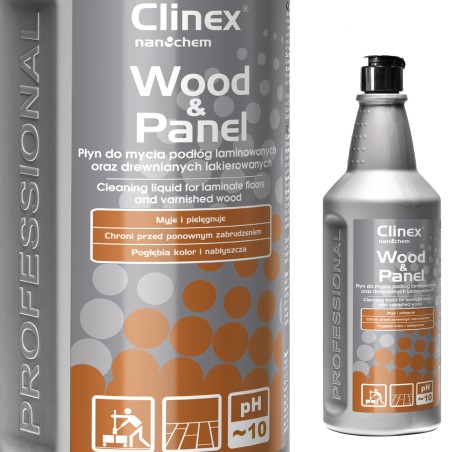 CLINEX Wood-Panel 1L medinių grindų valiklis CLINEX Wood-Panel 1L medinių grindų valiklis