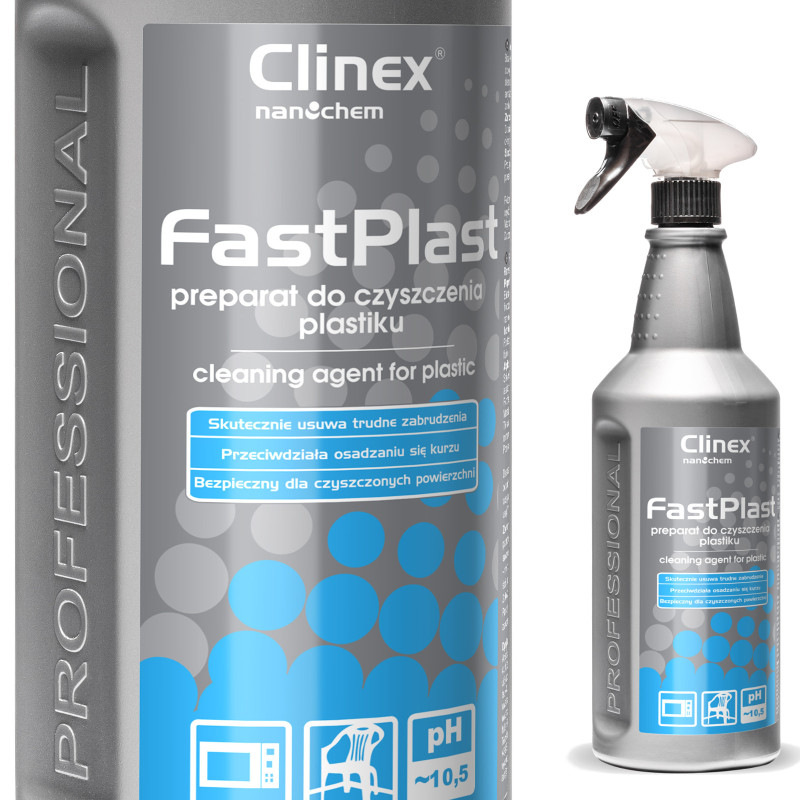 CLINEX FastPlast 1L antistatinis plastiko valiklis baldams, RTV ir buitinei technikai CLINEX FastPlast 1L antistatinis plastiko valiklis baldams, RTV ir buitinei technikai