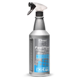 CLINEX FastPlast 1L antistatinis plastiko valiklis baldams, RTV ir buitinei technikai