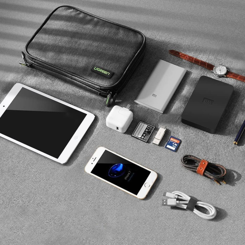 Dėžutė kietajam diskui HDD SSD telefono kabelių priedai pilka