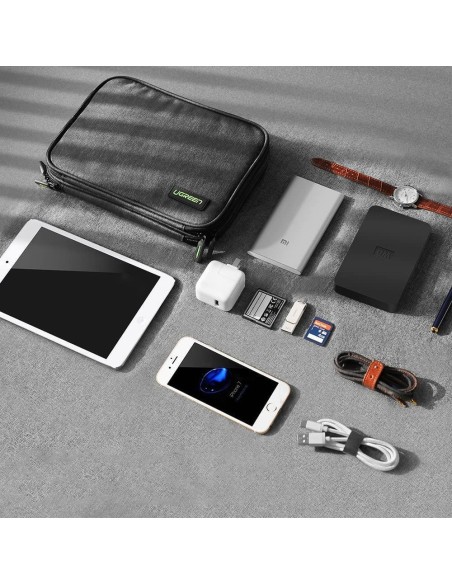 Dėžutė kietajam diskui HDD SSD telefono kabelių priedai pilka Dėžutė kietajam diskui HDD SSD telefono kabelių priedai pilka