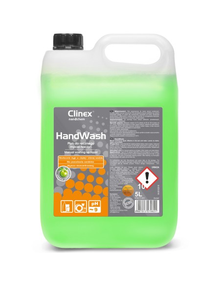 CLINEX HandWash 5L skystas koncentratas indams plauti be dryžių ir dėmių CLINEX HandWash 5L skystas koncentratas indams plauti be dryžių ir dėmių