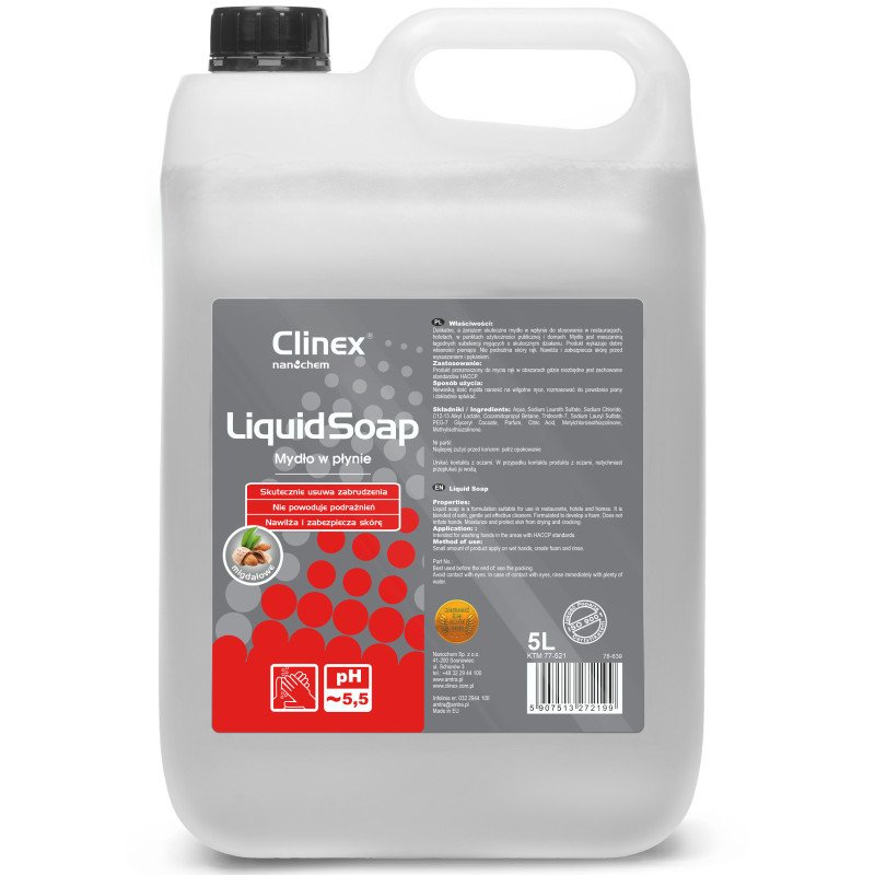 CLINEX Liquid Soap 5L drėkinamasis skystas rankų muilas