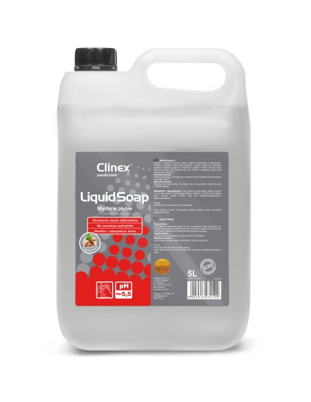 CLINEX Liquid Soap 5L drėkinamasis skystas rankų muilas CLINEX Liquid Soap 5L drėkinamasis skystas rankų muilas