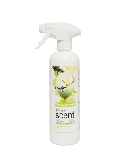 Koncentruotas oro gaiviklis purškiamas ant paviršių CLINEX Scent - Hawaiian Vanilla 500ml Koncentruotas oro gaiviklis purškiamas ant paviršių CLINEX Scent - Hawaiian Vanilla 500ml