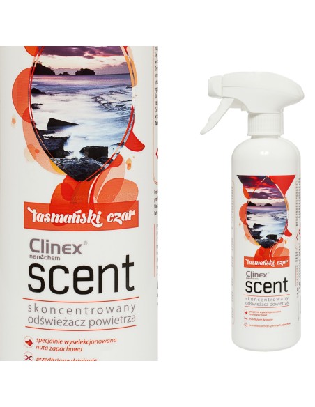 Koncentruotas oro gaiviklis purškiamas ant paviršių CLINEX Scent - Tasmanijos caras 500ML