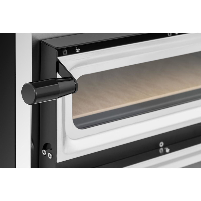 Dviejų kamerų picos orkaitė su stiklu 2 picos sk. 32cm 230V 3200W ITALIJA