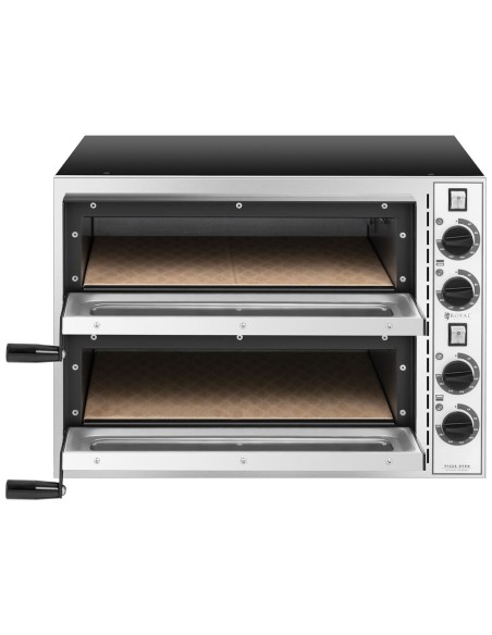 Dviejų kamerų picos orkaitė su stiklu 2 picos sk. 32cm 230V 3200W ITALIJA