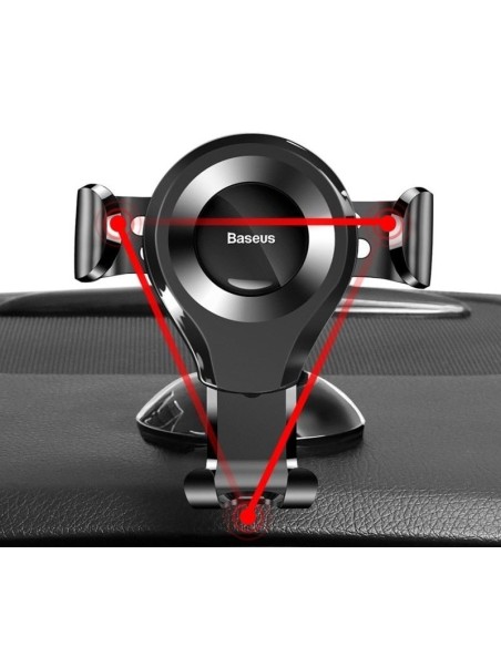 Gravitacinis automobilinis telefono laikiklis priekiniam stiklui Osculum raudonas Gravitacinis automobilinis telefono laikiklis priekiniam stiklui Osculum raudonas