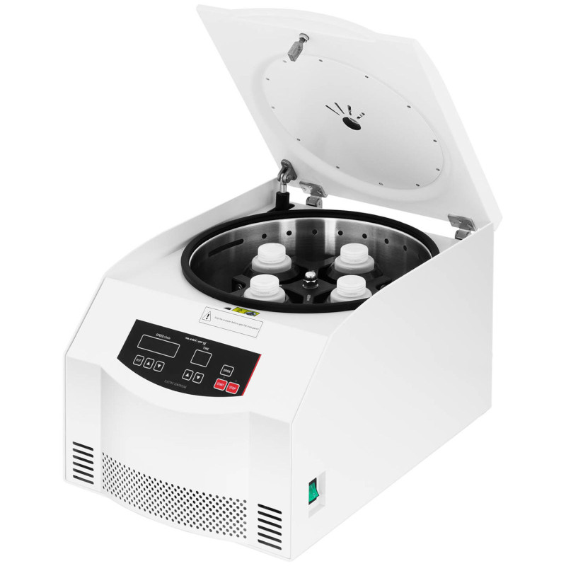 Profesionali laboratorinė plazmos centrifuga 5000 aps./min 4 mėgintuvėliams 250 ml