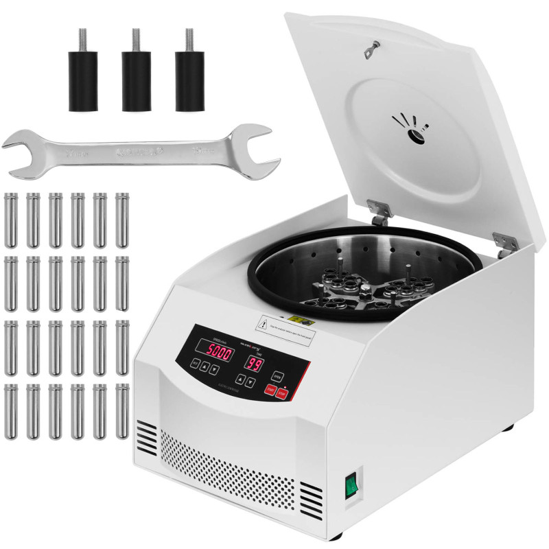 Profesionali laboratorinė plazminė centrifuga 5000 aps./min 24 mėgintuvėliams 10 ml