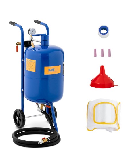 Mobilus sifoninis smėliasvaidis su slėgio reguliavimu 60-125 psi 40 l Mobilus sifoninis smėliasvaidis su slėgio reguliavimu 60-125 psi 40 l
