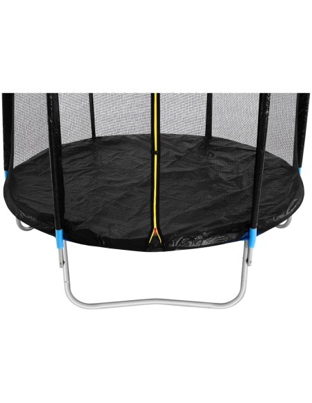 Sodo batutas su tinkleliu ir dangteliu spyruoklėms sk. 244 cm iki 80 kg juodos ir mėlynos spalvos