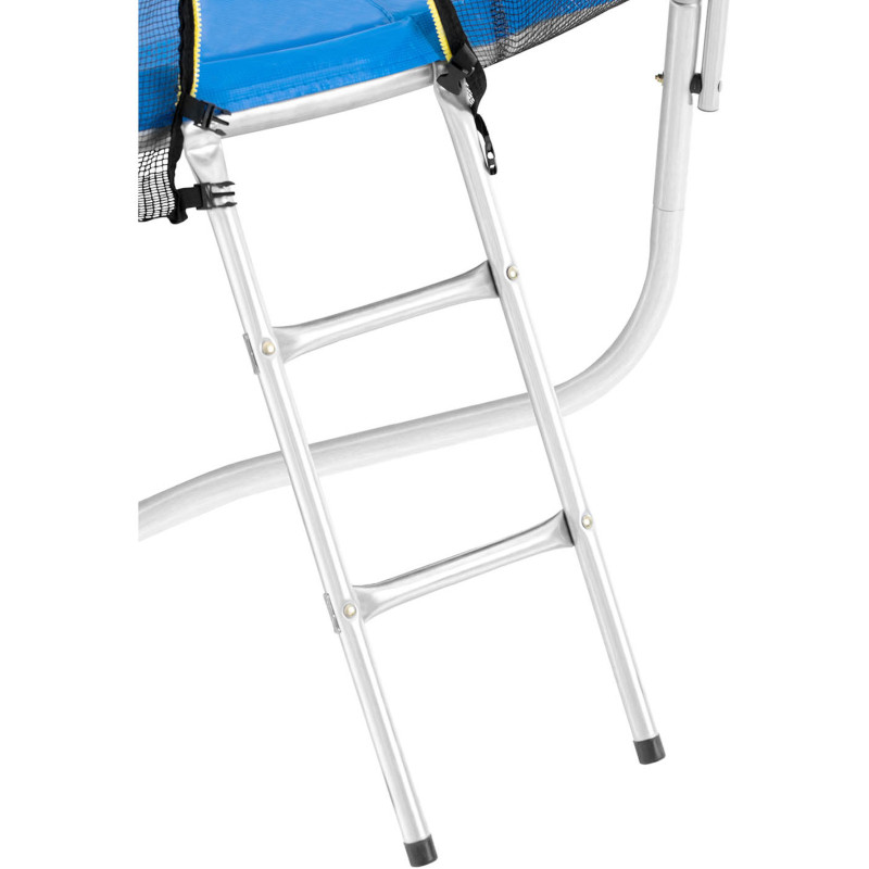 Sodo batutas su tinkleliu ir dangteliu spyruoklėms sk. 244 cm iki 80 kg juodos ir mėlynos spalvos