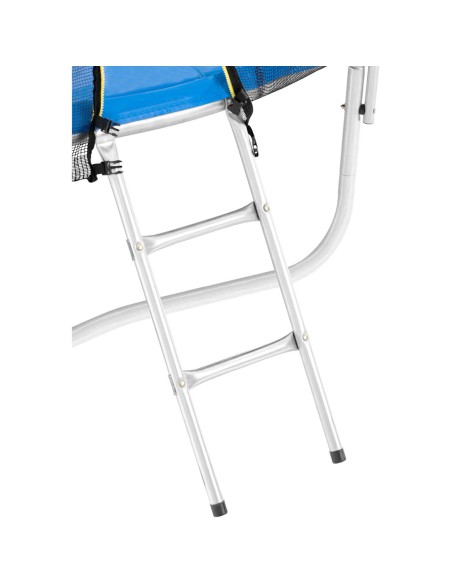 Sodo batutas su tinkleliu ir dangteliu spyruoklėms sk. 244 cm iki 80 kg juodos ir mėlynos spalvos