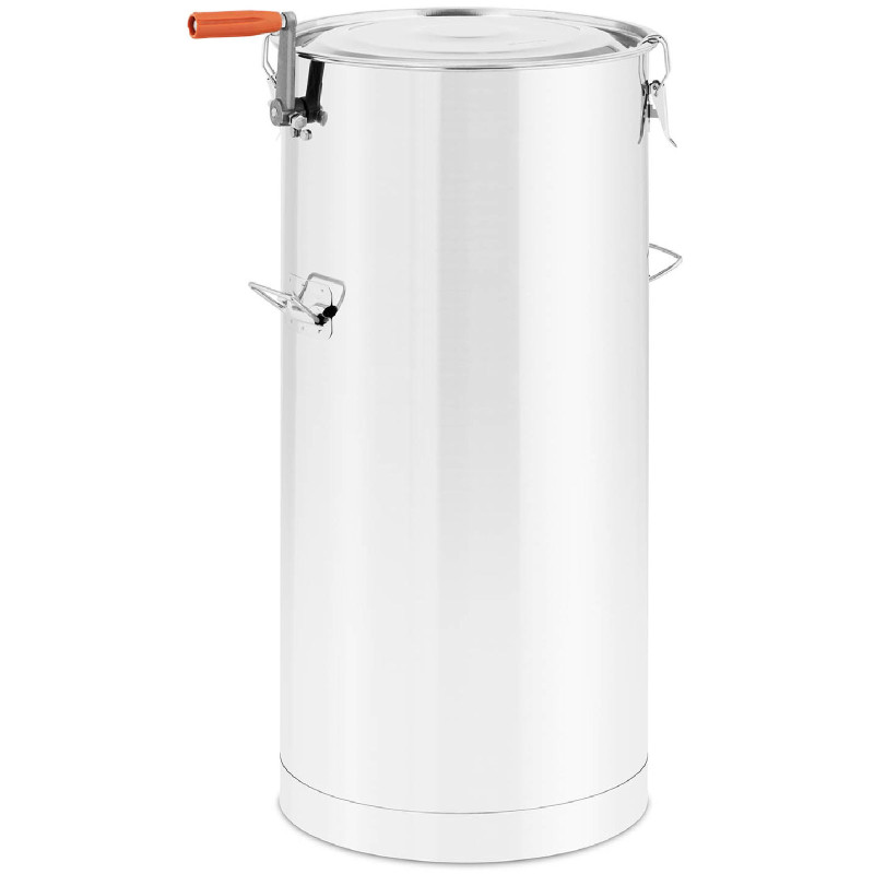 Medaus traukimo rankinė medaus centrifuga su 2 rėmeliais iš nerūdijančio plieno