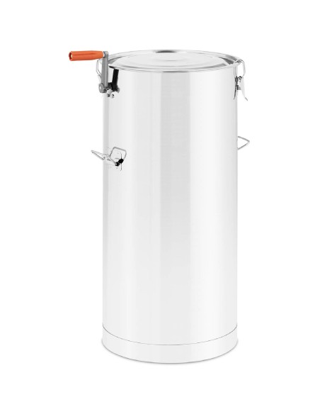 Medaus traukimo rankinė medaus centrifuga su 2 rėmeliais iš nerūdijančio plieno