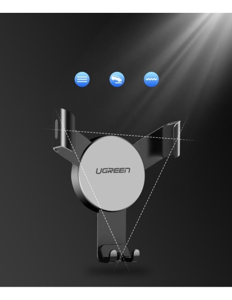 Gravitacinis automobilio orlaidės laikiklis pilkas Gravitacinis automobilio orlaidės laikiklis pilkas