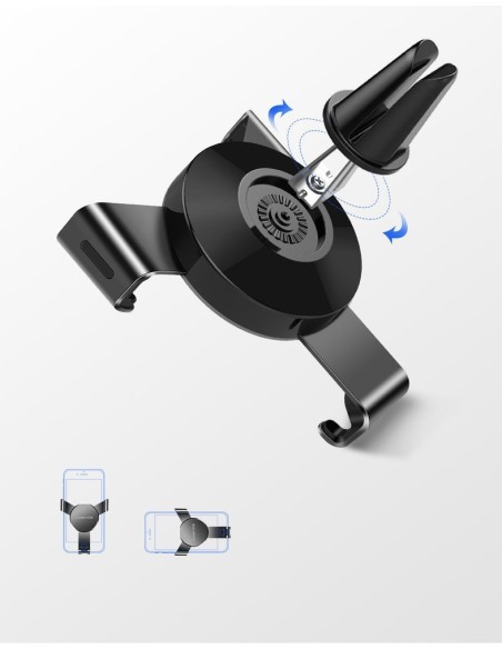 Gravitacinis automobilio orlaidės laikiklis pilkas Gravitacinis automobilio orlaidės laikiklis pilkas