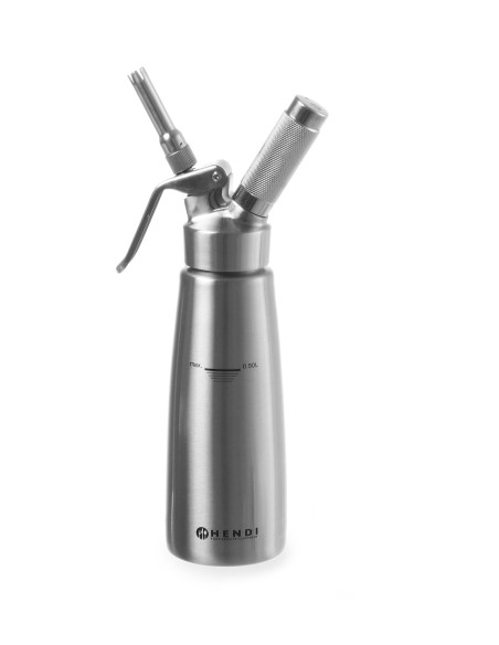 Profi Line plaktos grietinėlės sifonas 0,5l - Hendi 588017 Profi Line plaktos grietinėlės sifonas 0,5l - Hendi 588017