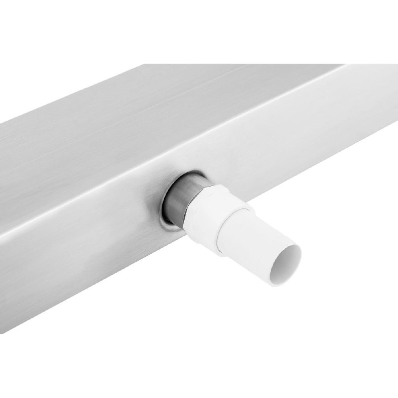 Nerūdijančio plieno kaskadinis krioklio snapelis sodo tvenkiniui 60 cm LED