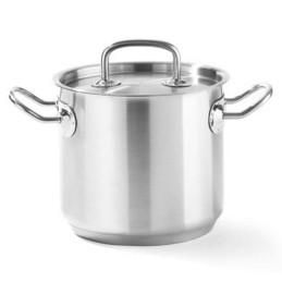 Kitchen Line aukštas puodas su dangčiu 13,5 l sk. 280 x 220 h – Hendi 837405