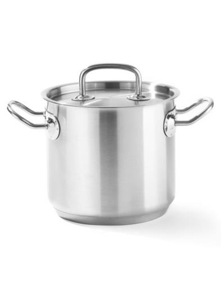 Kitchen Line aukštas puodas su dangčiu 13,5 l sk. 280 x 220 h – Hendi 837405